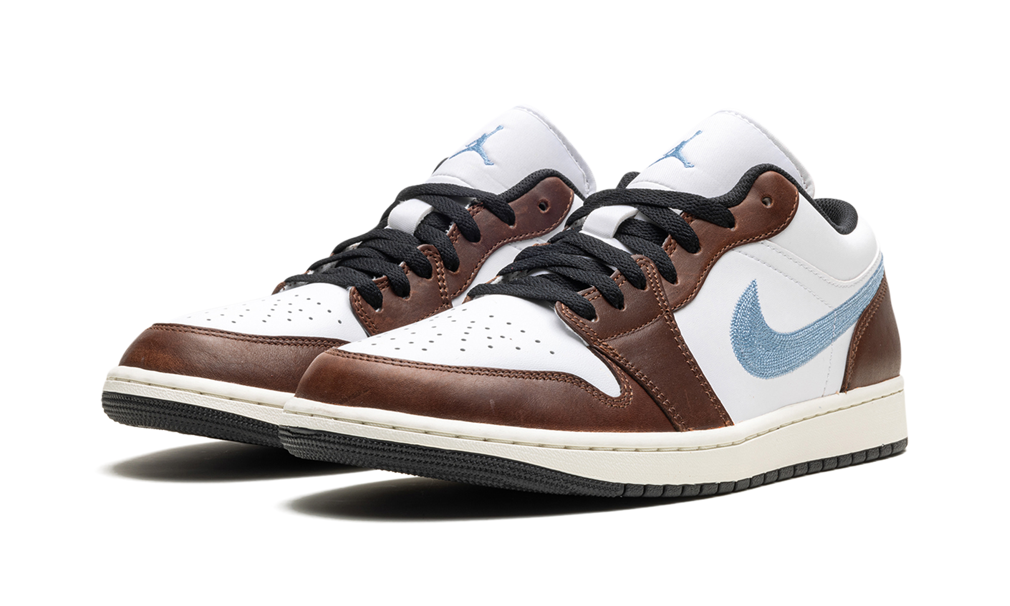 Air Jordan 1 Low SE Embroidered Swoosh - Mocha FQ7832 142
