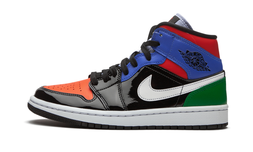 AIR JORDAN 1 MID SE WMNS Multicolor Patent CV5276 001