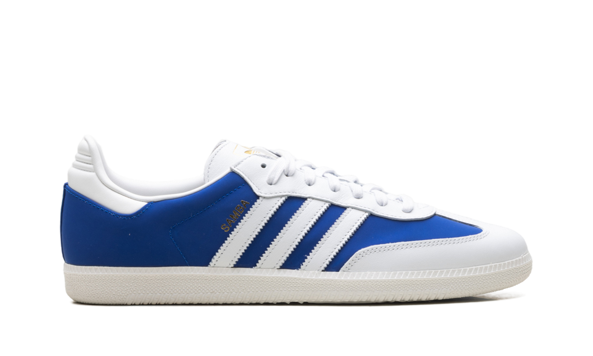 Adidas Samba OG Crystal White Royal Blue JI3203