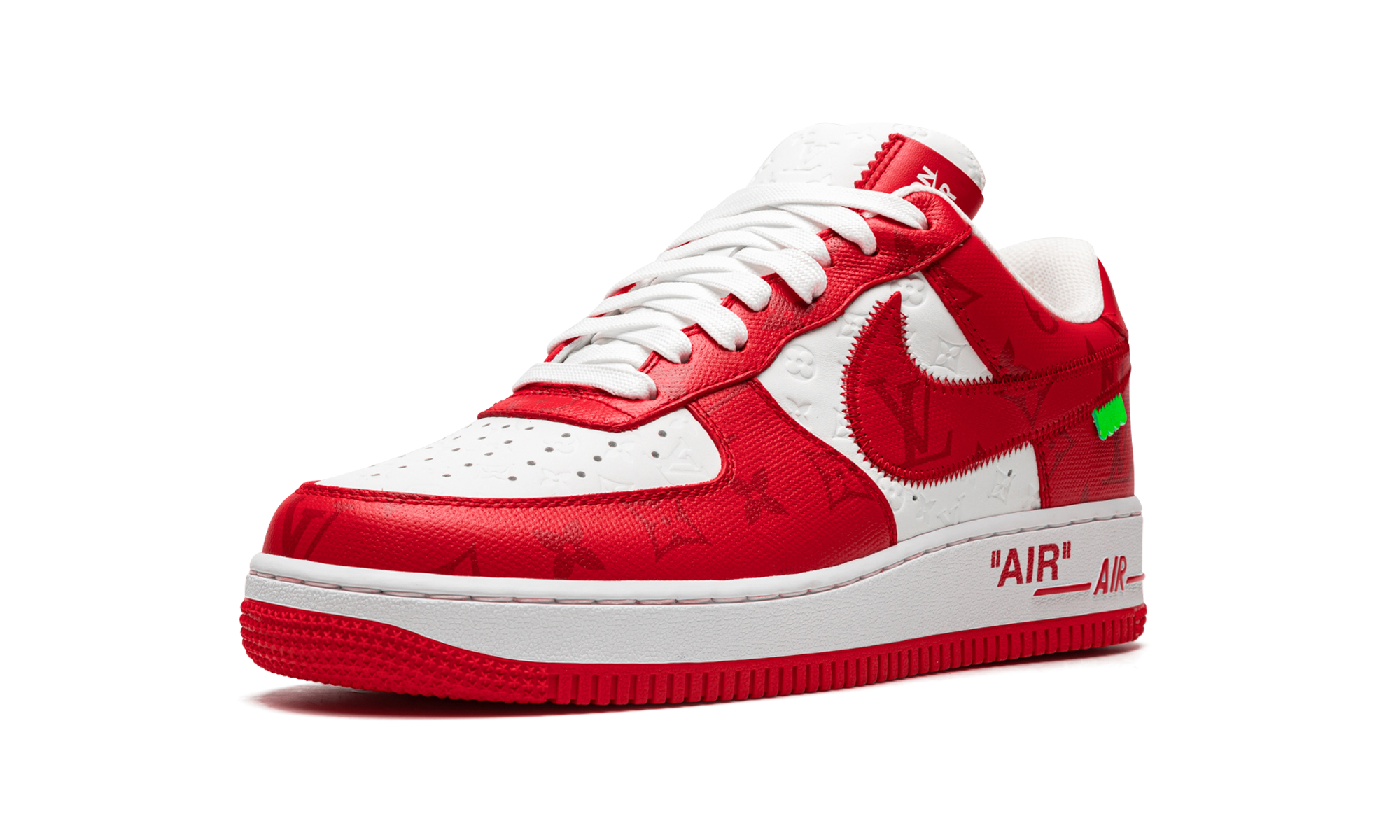 Nike Louis Vuitton Air Force 1 Low Virgil Abloh - White/Red 1A9VA9