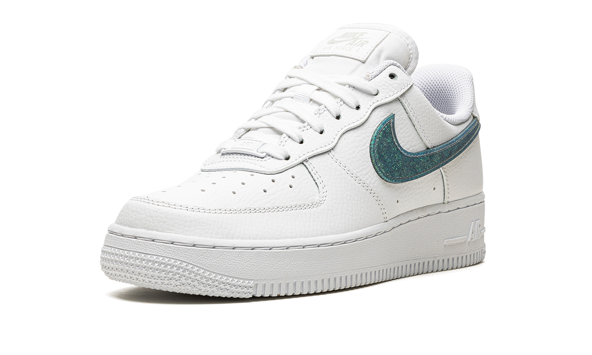 Nike AIR FORCE 1 '07 ESS WMNS Glitter Swoosh - Celery DH4407 100