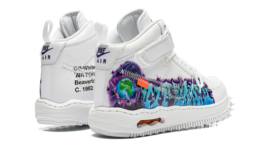 Nike Air Force 1 Mid Off-White - Graffiti White DR0500 100