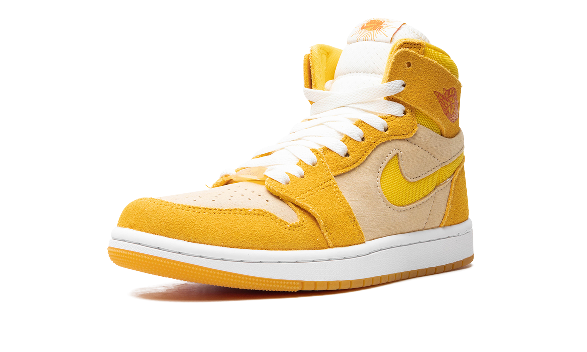 Air Jordan 1 Zoom Air CMFT 2 WMNS Yellow Ochre/Tour Yellow-Pale Vanilla-Safety FJ5743 700