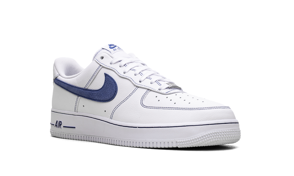 Nike Air Force 1 '07 LV8 White Deep Royal Contrast Stitch HQ2037 100
