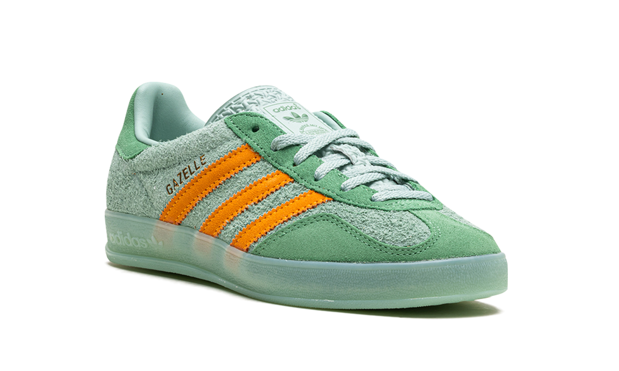 Adidas Gazelle Indoor WMNS Hazy Green Crew Yellow IG6783