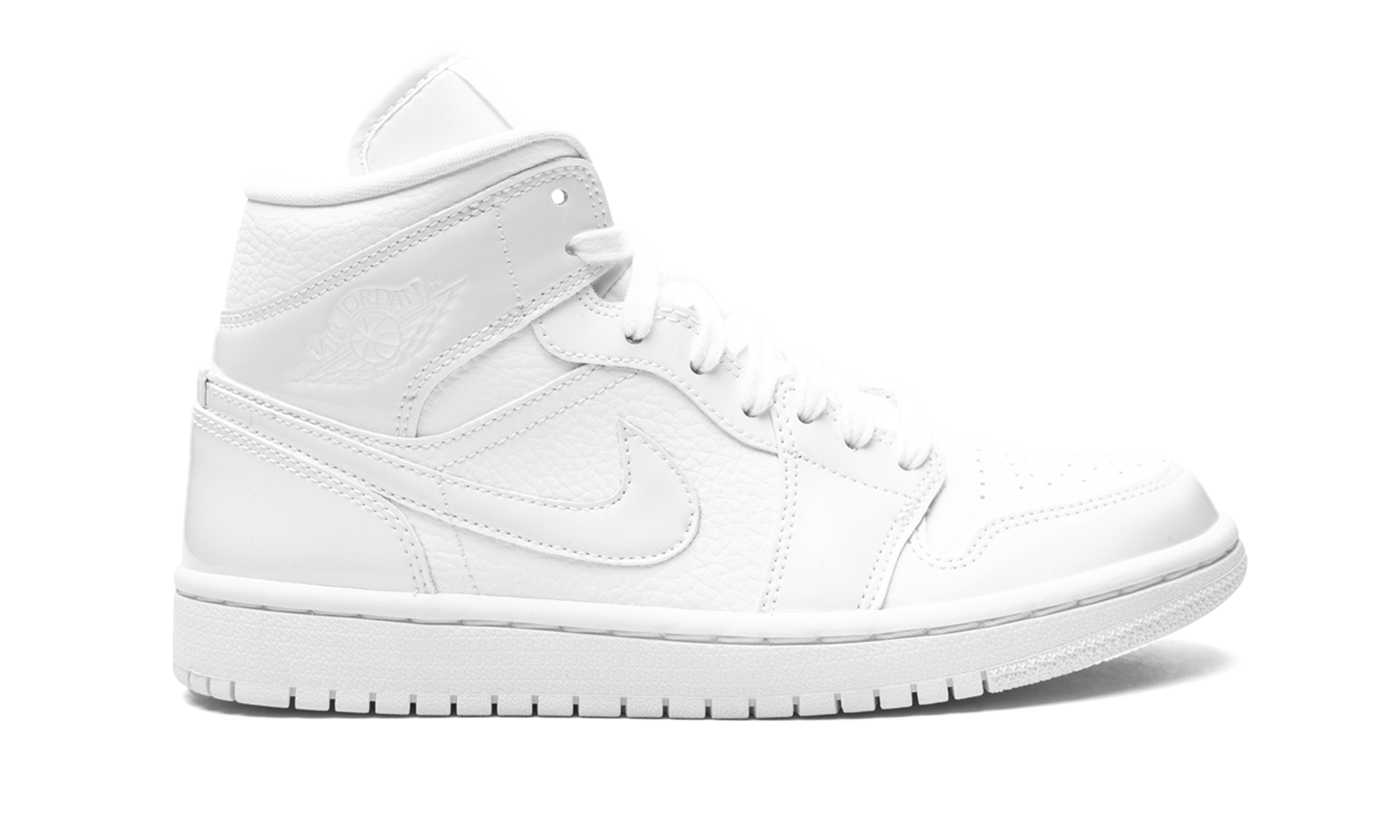 AIR JORDAN 1 MID WMNS Triple White BQ6472 100