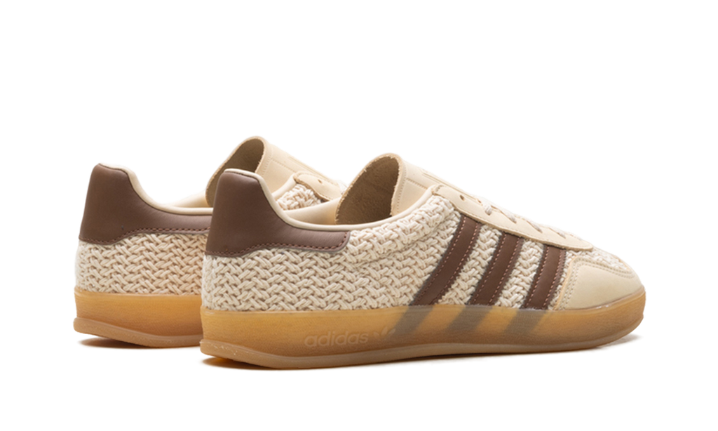 Adidas Gazelle Indoor Cream/Brown Knit JS1418