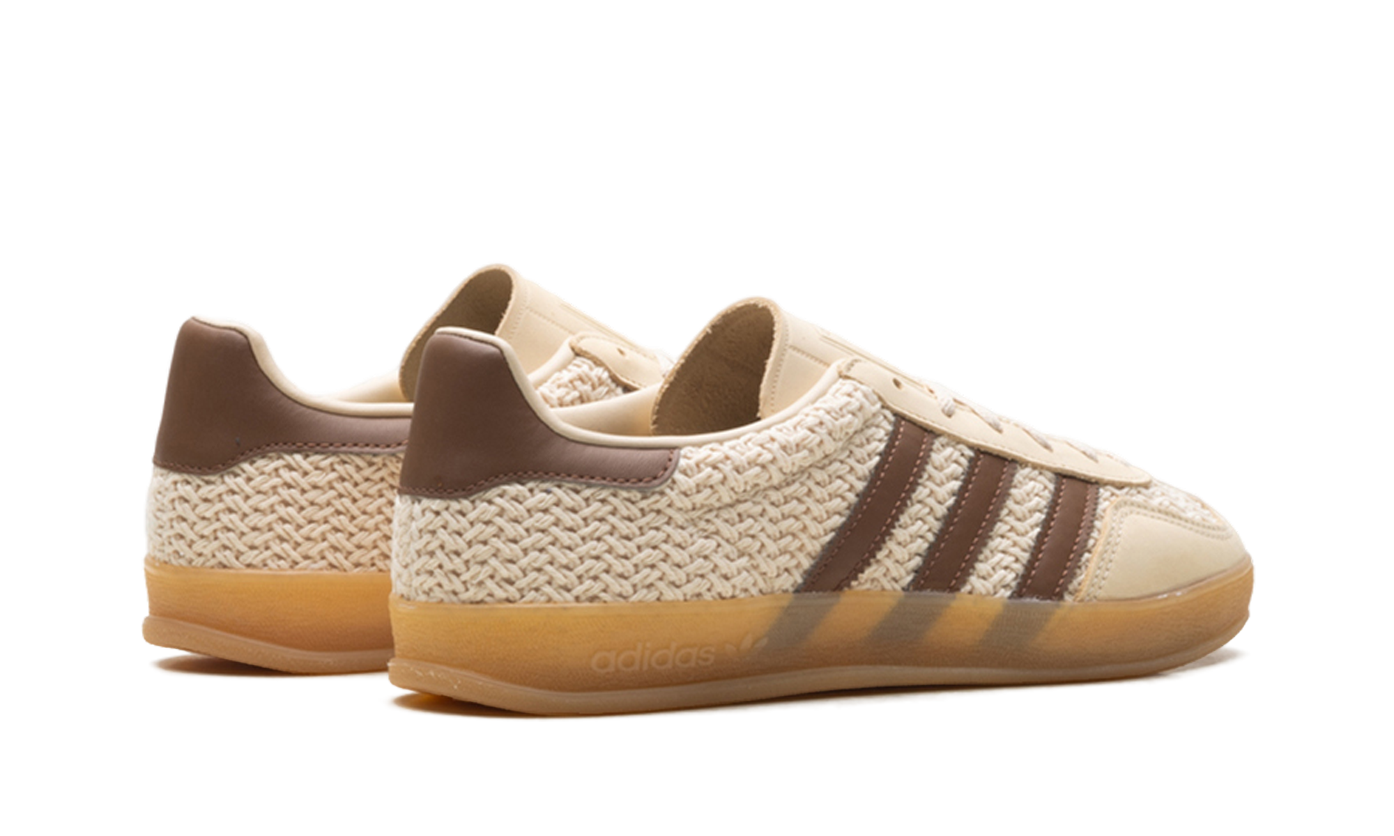 Adidas Gazelle Indoor Cream/Brown Knit JS1418