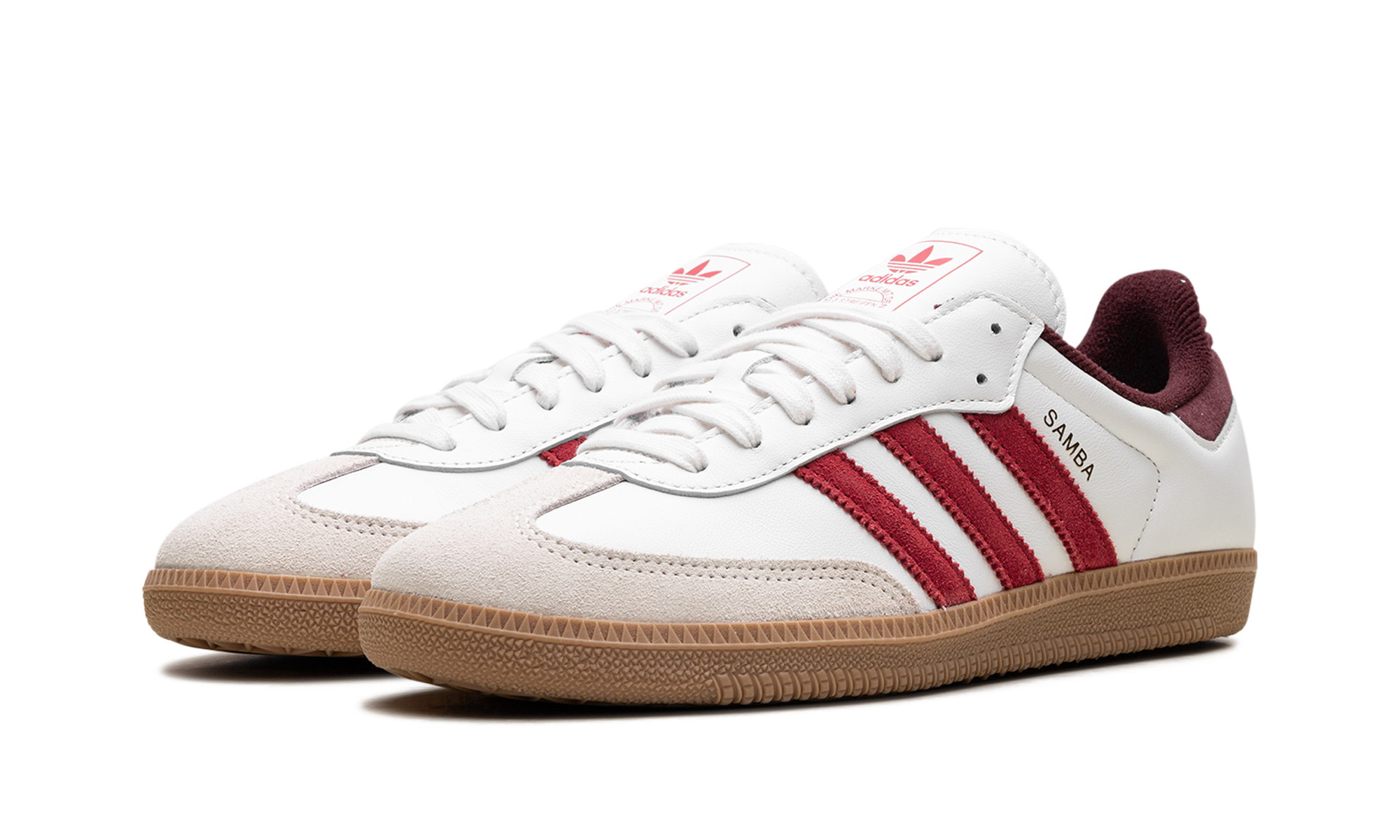 Adidas Samba OG Core White Better Scarlet JI3201