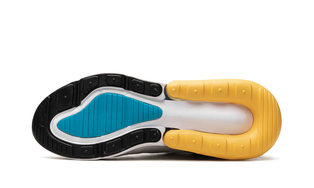 Nike Air Max 270 White Industrial Blue Citron Pulse FJ4000 100
