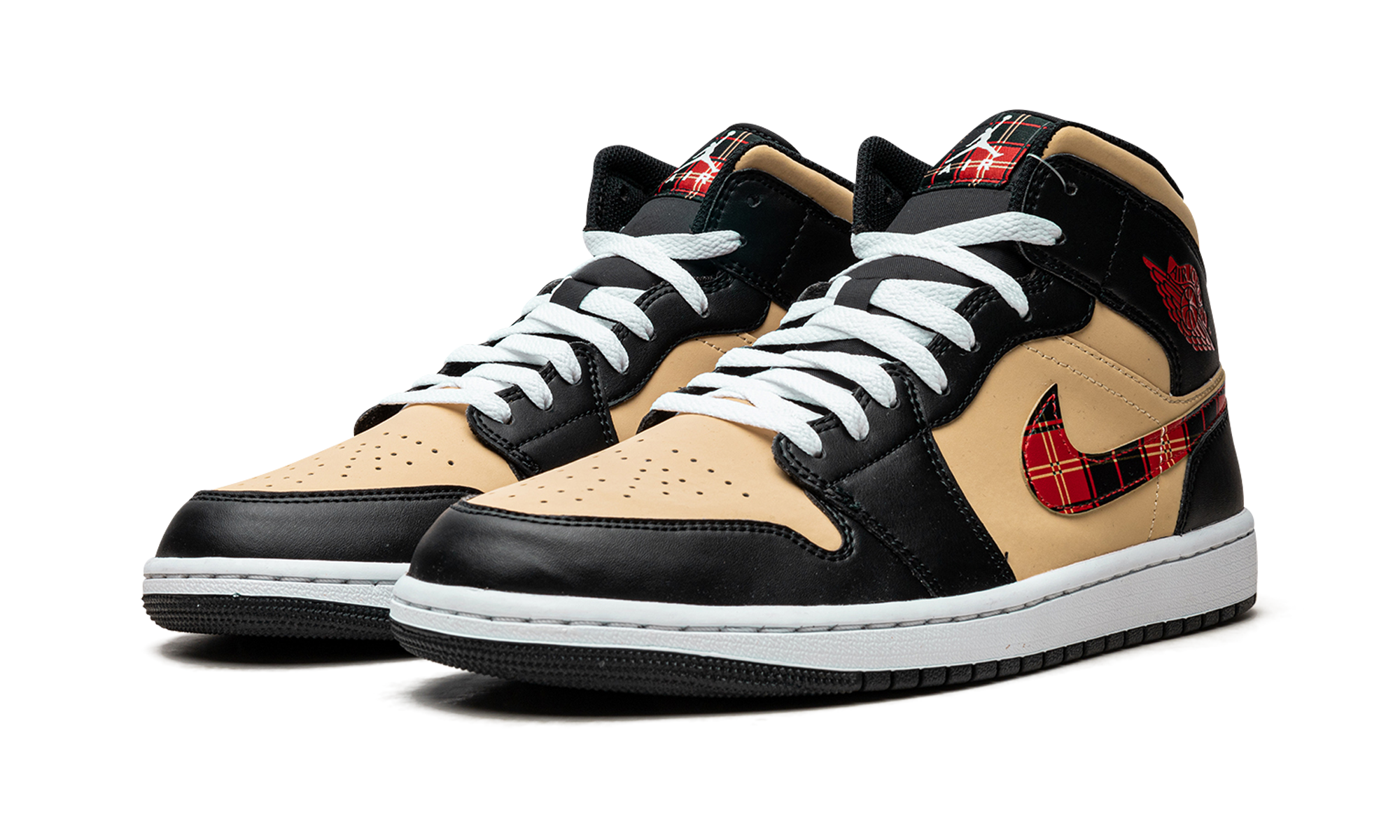 Air Jordan 1 Mid SE Tartan Swoosh DZ5329 001