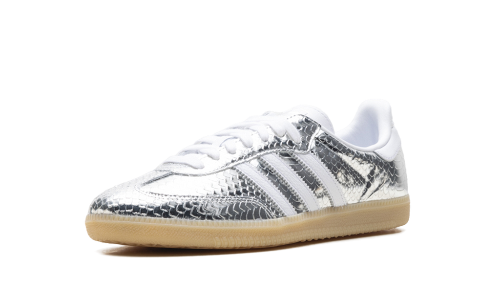 Adidas Adidas Samba OG WMNS Patent Snakeskin Silver Metallic IH9016