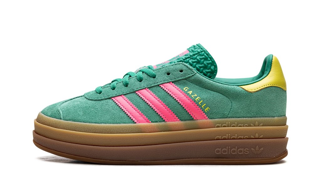 Adidas Gazelle Bold WMNS Court Green Lucid Pink JH9668