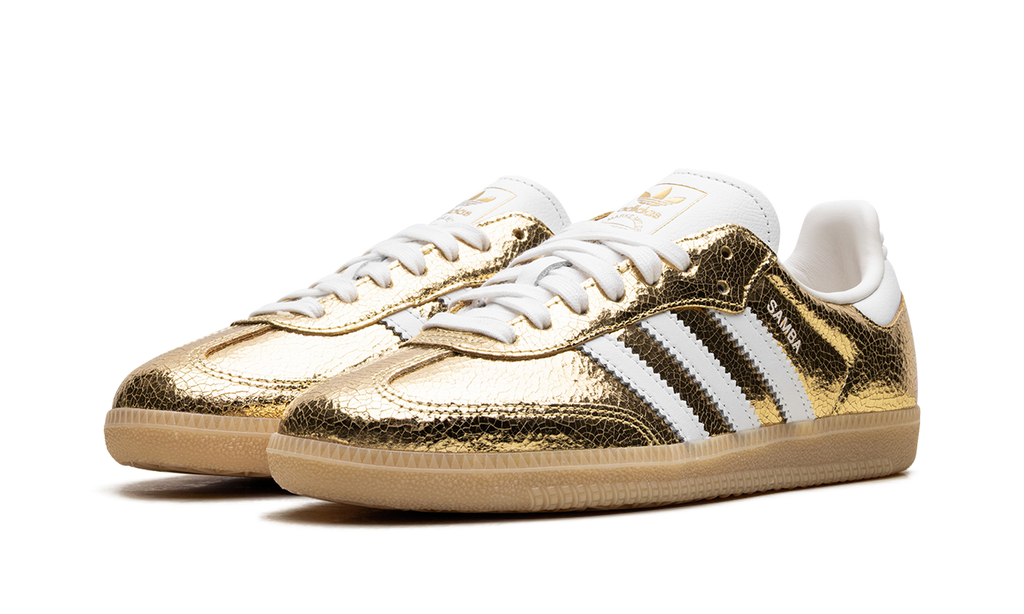 Adidas Samba OG WMNS Cracked Metallic Pack - Gold KI5719