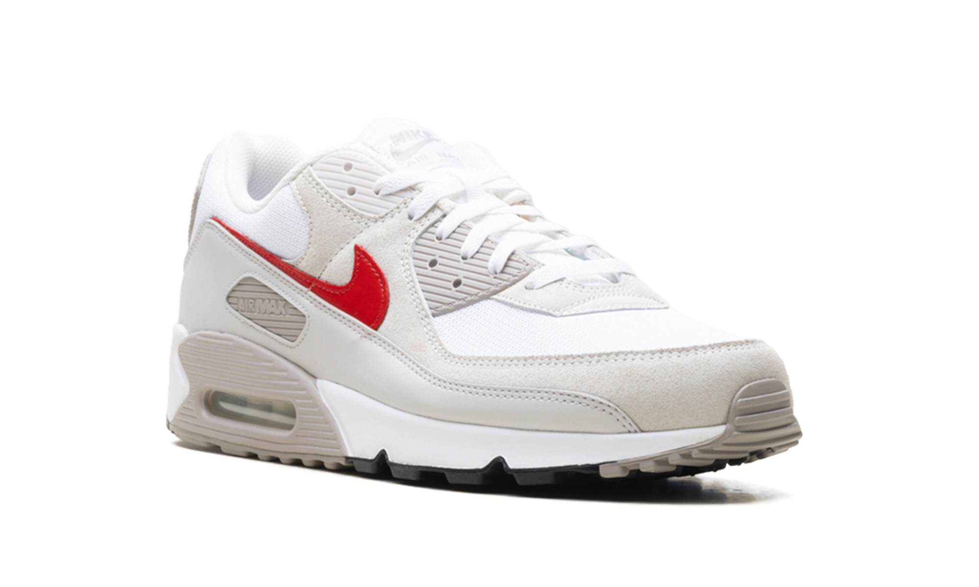 Nike Air Max 90 White College Grey Vast Grey University Red DM0029 113