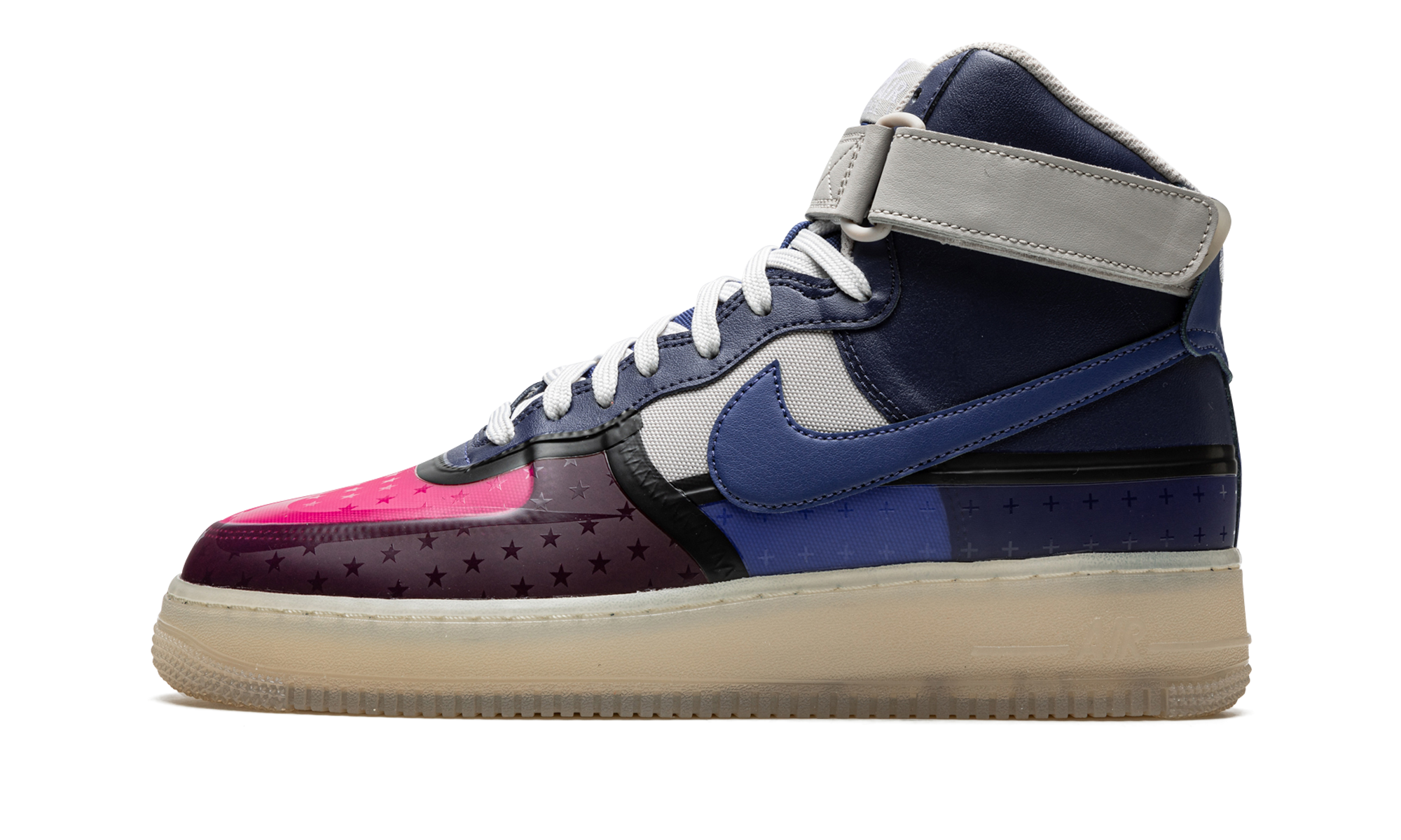 Nike Air Force 1 High '07 Premium Thunder Blue Pink Prime DV1015 437