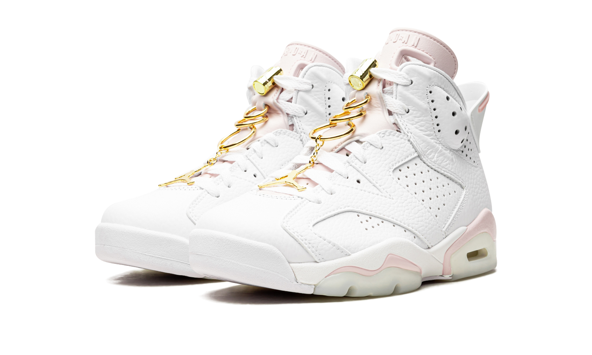 AIR JORDAN 6 WMNS Gold Hoops DH9696 100