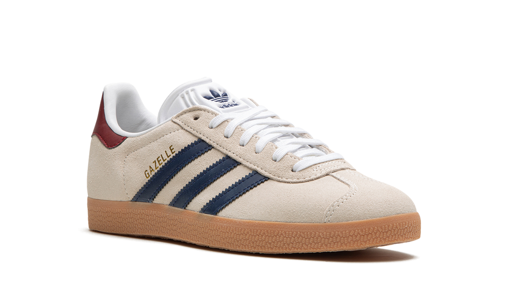 Adidas Gazelle Off White / Dark Blue / Gum IE0546