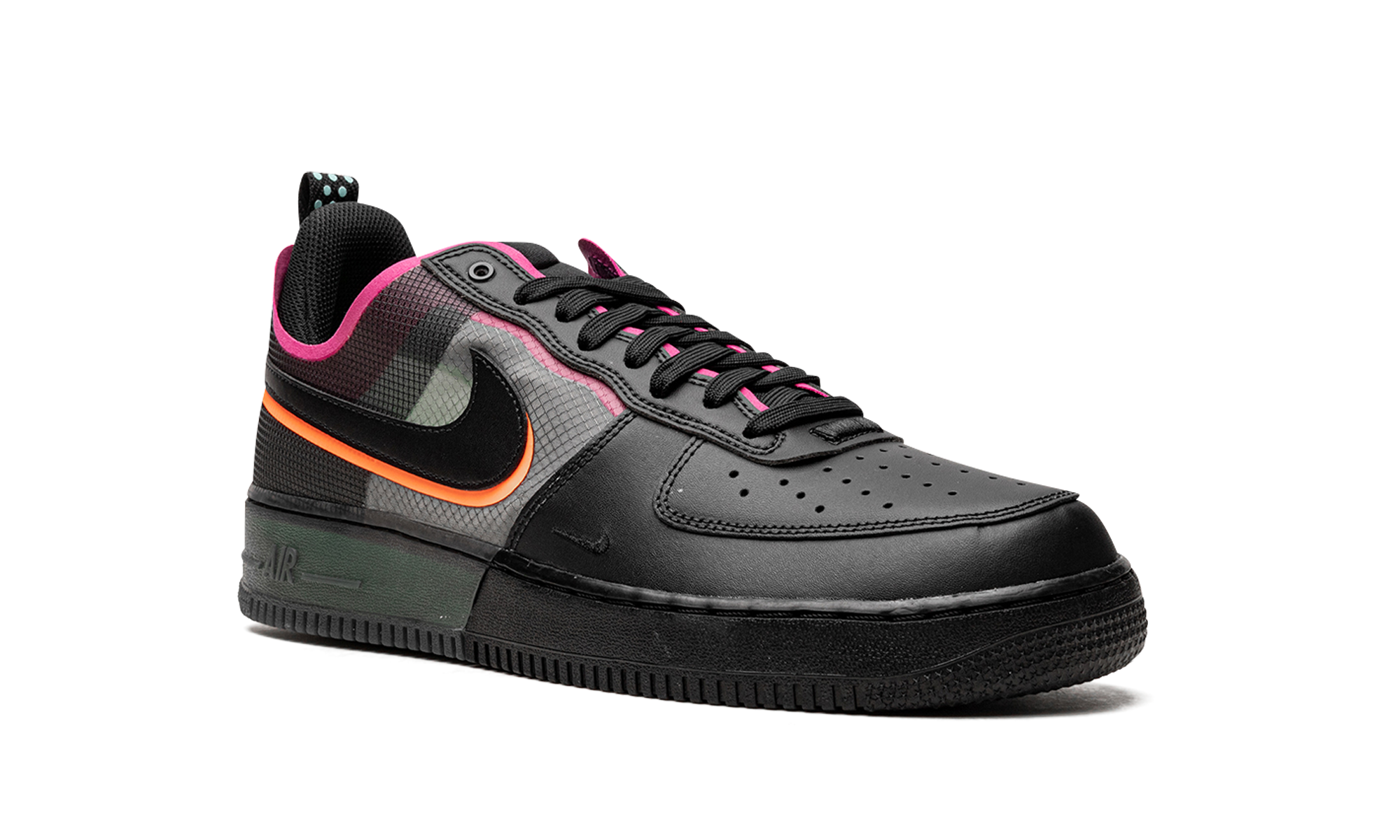 Nike Air Force 1 React Black / Pink Prime DH7615 001