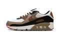 Nike Air Max 90 WMNS Phantom Black Fire Red Light British Tan DH8010 005