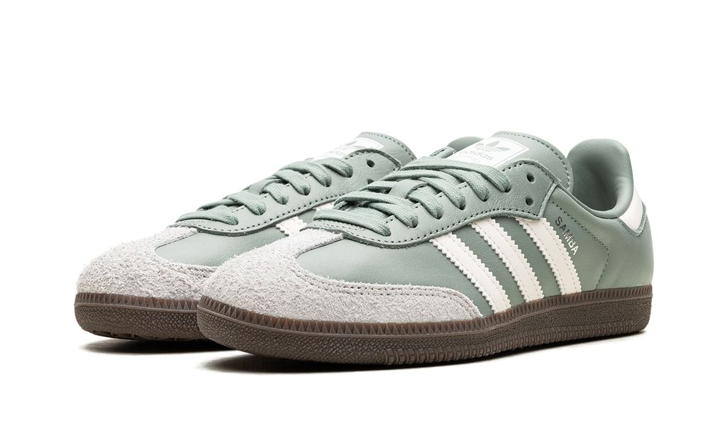 Adidas Samba OG Silver Green Chalk White JI1866
