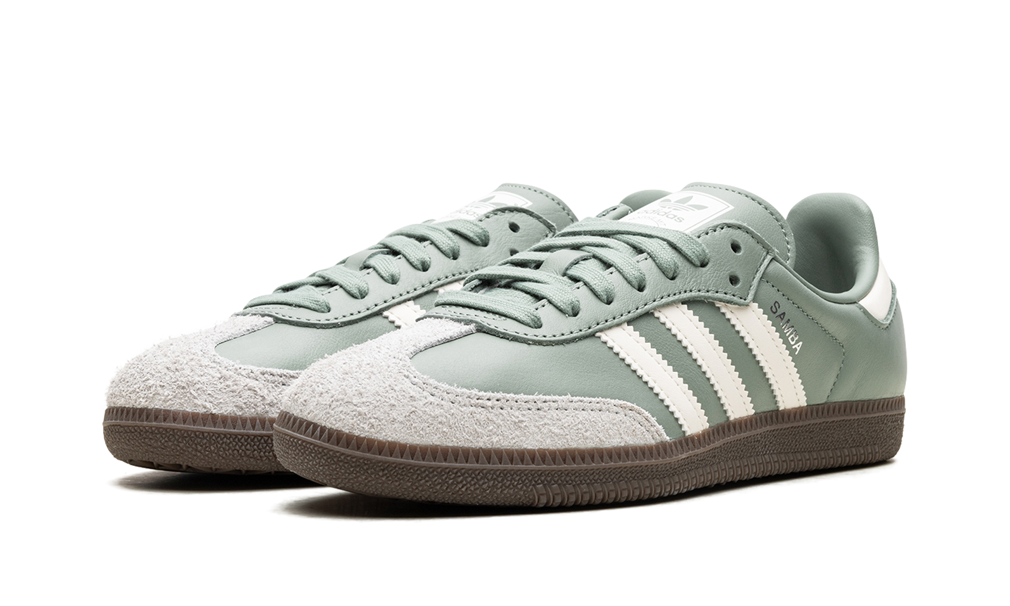 Adidas Samba OG Silver Green Chalk White JI1866