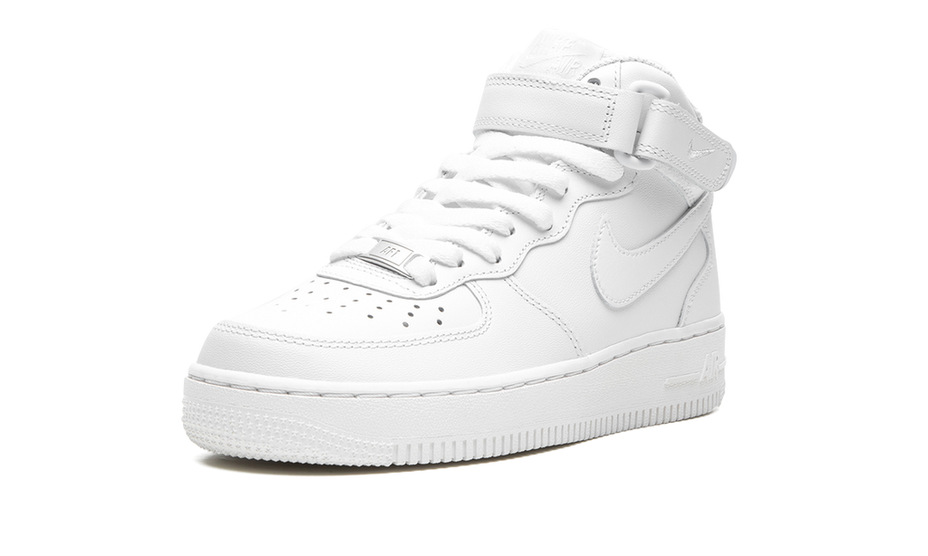 Nike AIR FORCE 1 '07 MID MNS WMNS Triple White DD9625 100