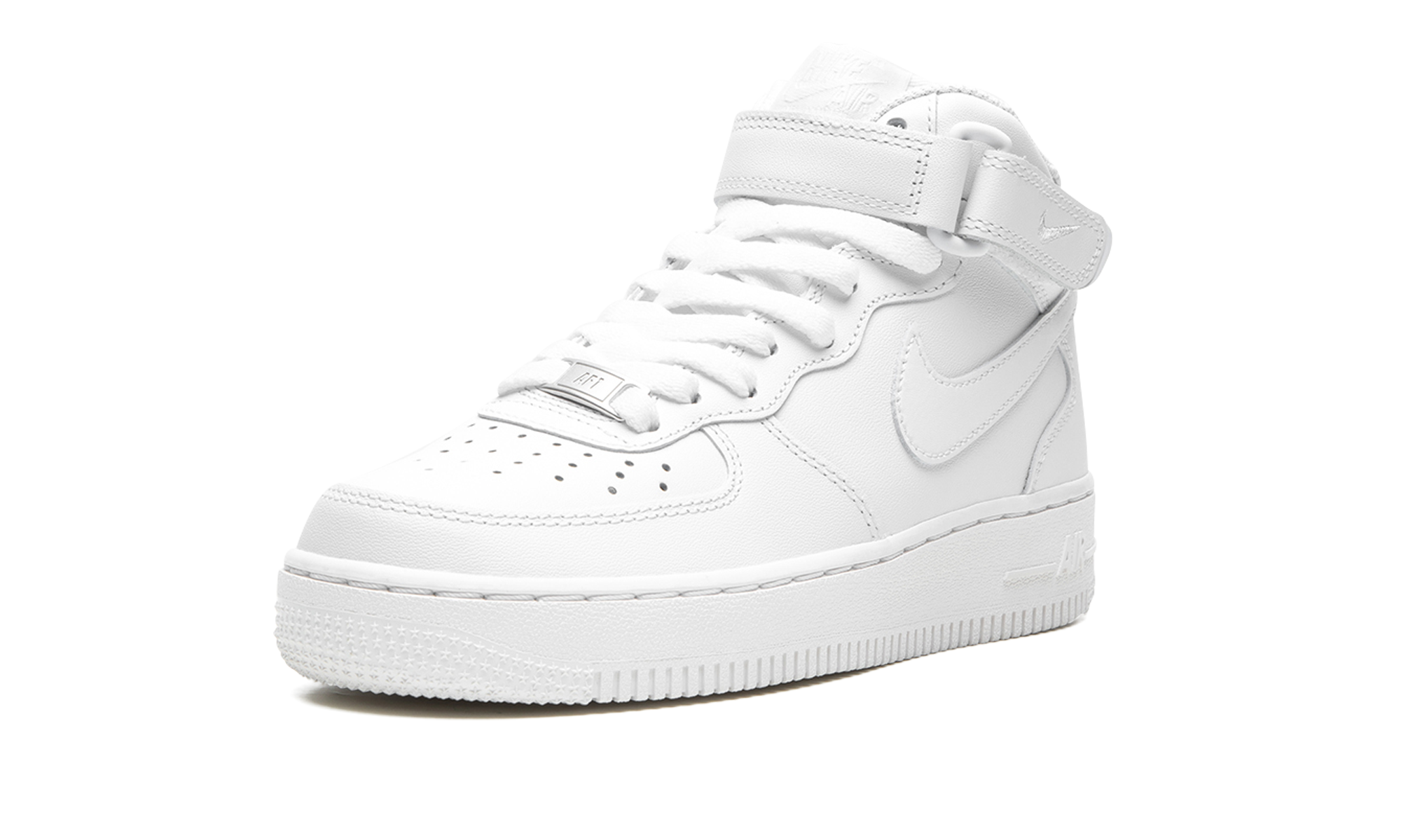 Nike AIR FORCE 1 '07 MID MNS WMNS Triple White DD9625 100