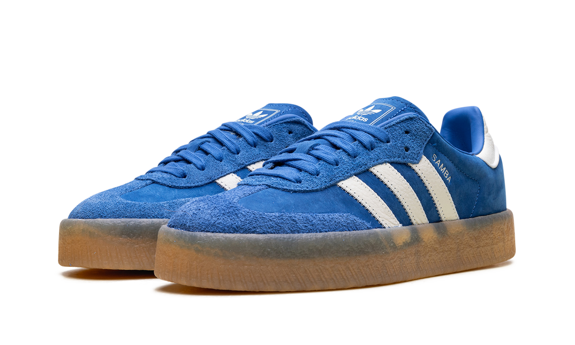 Adidas Sambae WMNS Cloud White Silver Metallic Gum JI2743