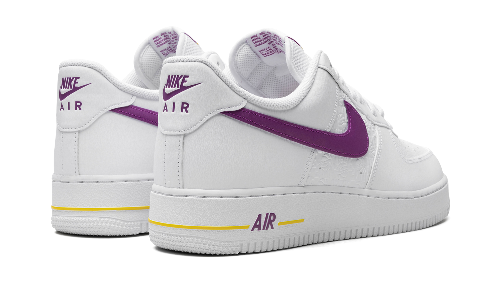Nike Air Force 1 Low EMB Bold Berry Lakers FJ4209 100