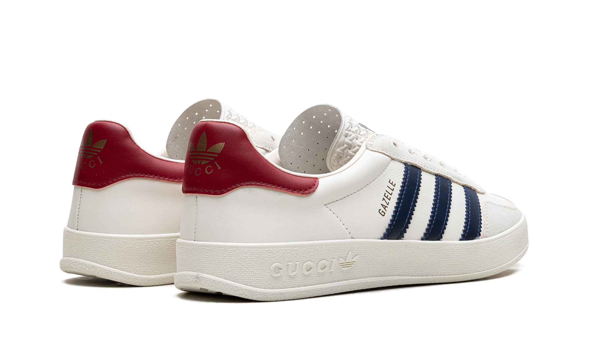 Adidas Gucci Gazelle White/Red 707847 UTT10 9060