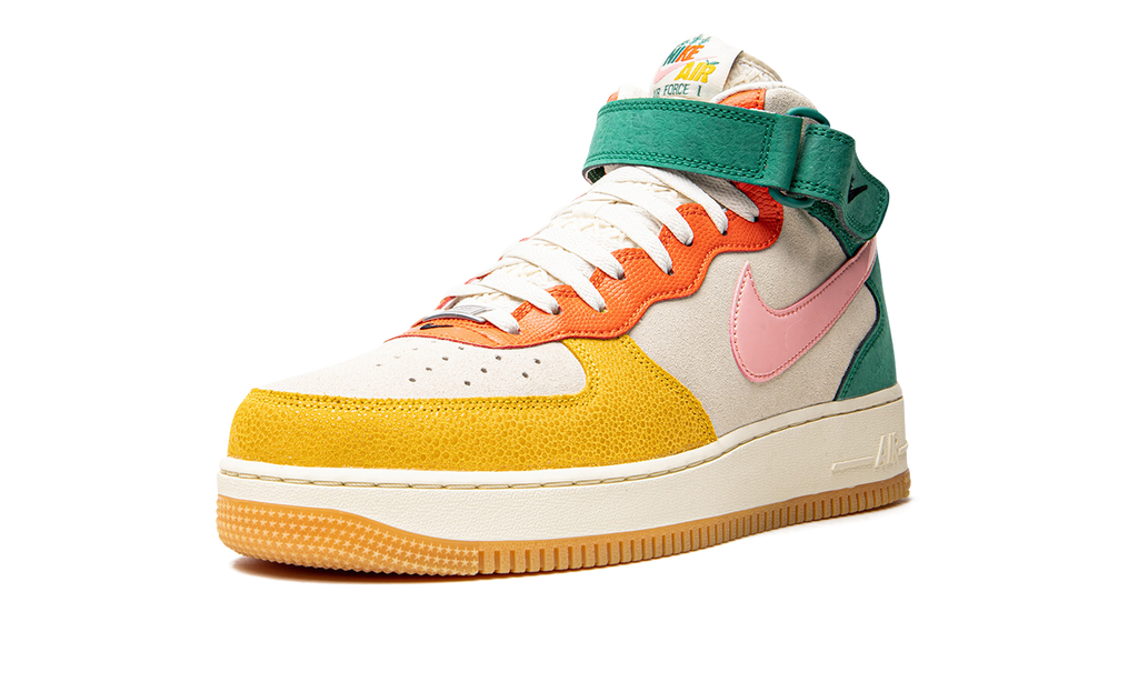 Nike Air Force 1 Vivid Sulfur and Rush Orange DR0158 100