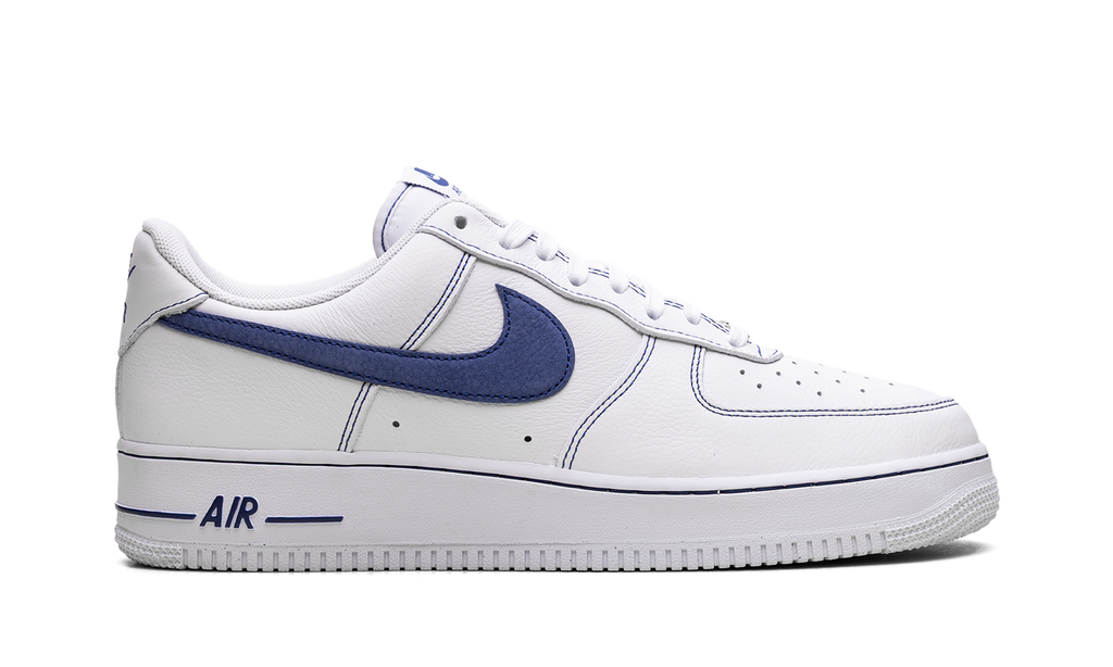 Nike Air Force 1 '07 LV8 White Deep Royal Contrast Stitch HQ2037 100