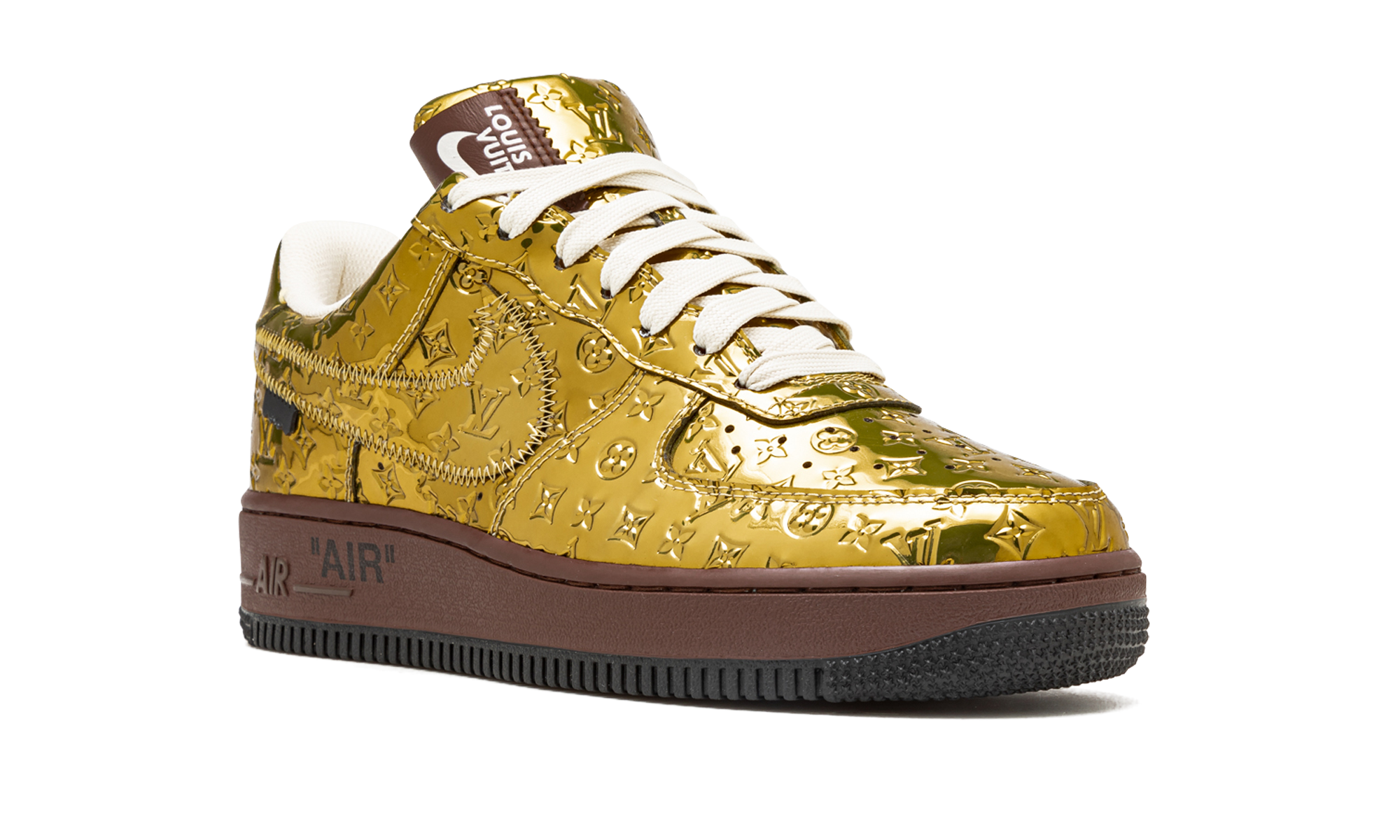 Nike Louis Vuitton Air Force 1 Low Virgil Abloh - Metallic Gold 1A9VG3