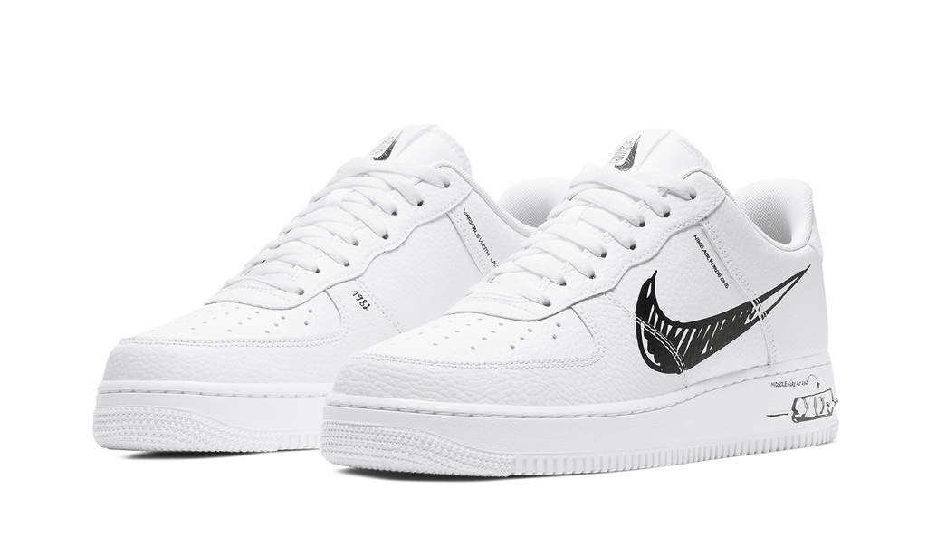 Nike Air Force 1 Low Sketch Pack - Black CW7581 101