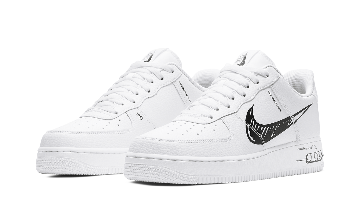 Nike Air Force 1 Low Sketch Pack - Black CW7581 101