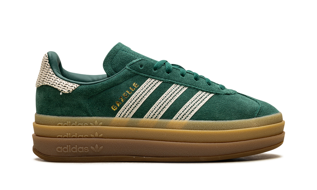 Adidas Gazelle Bold WMNS Collegiate Green White Gold JS3358
