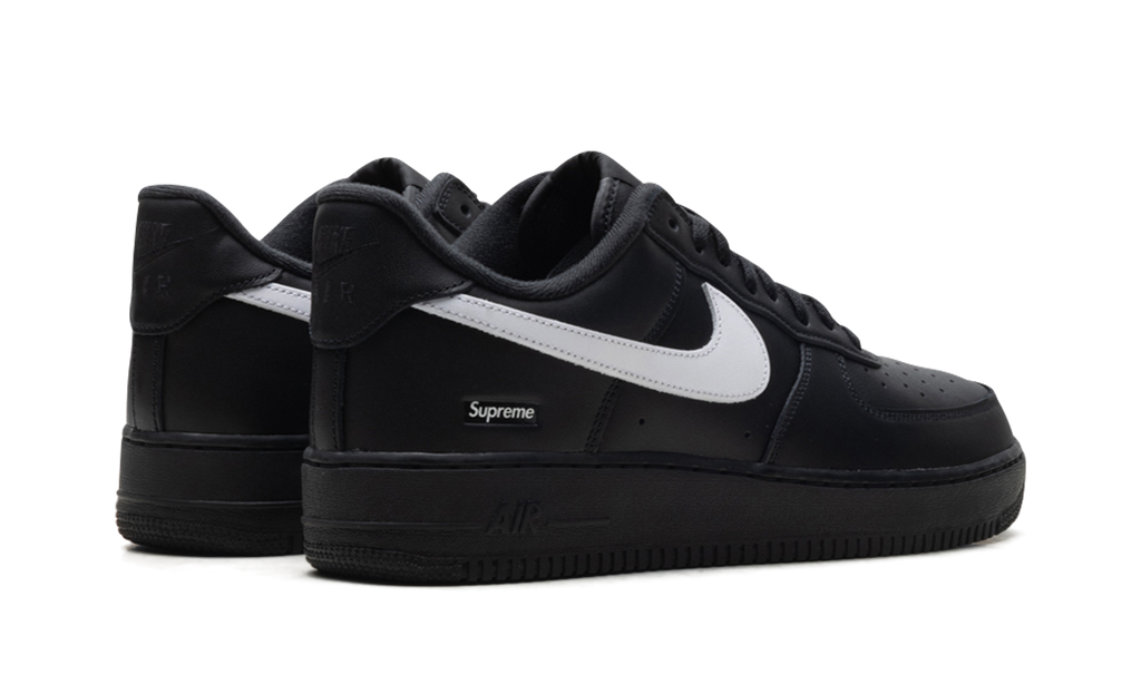 Nike Air Force 1 Low Supreme - Mini Box Logo Black / White CU9225 002