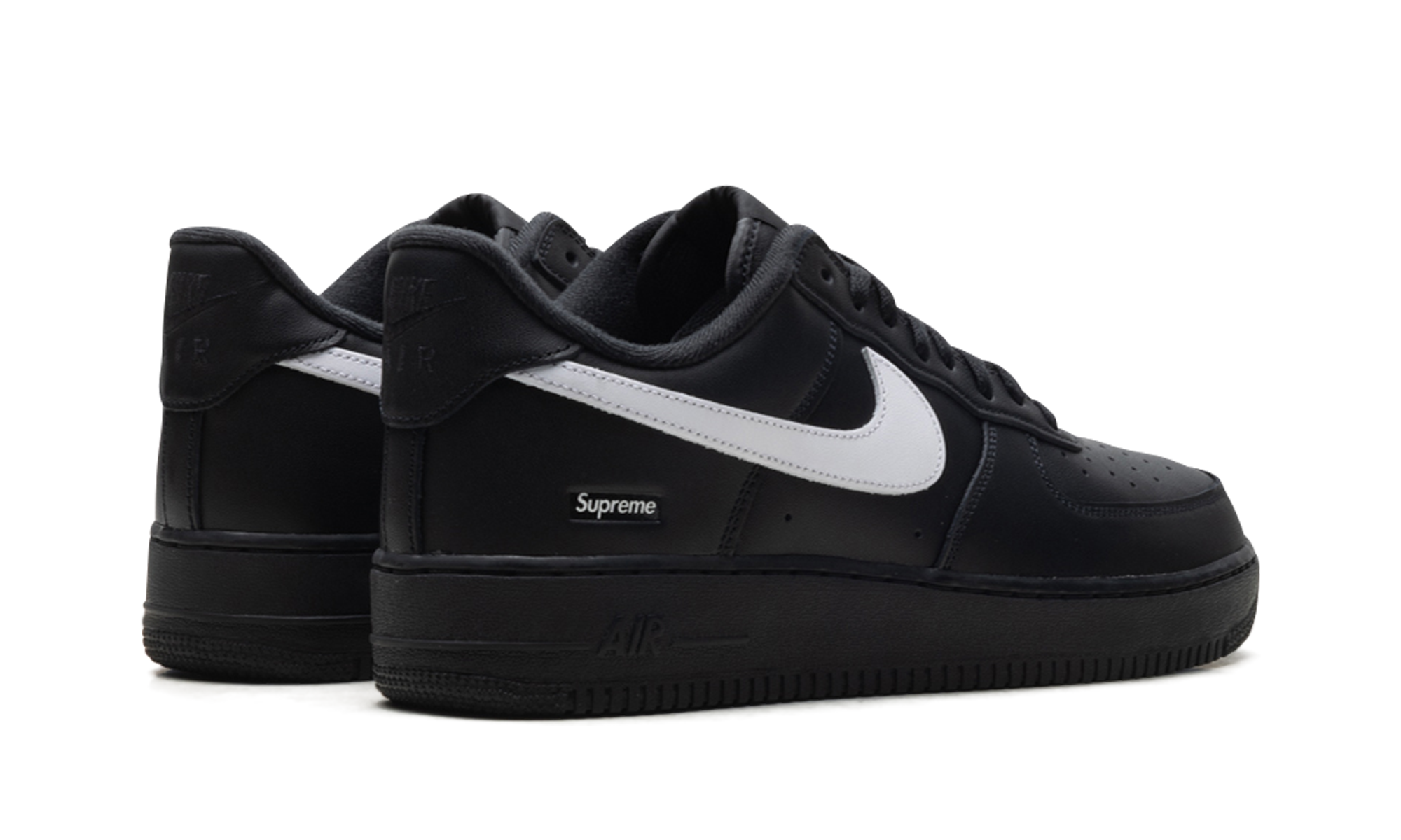Nike Air Force 1 Low Supreme - Mini Box Logo Black / White CU9225 002