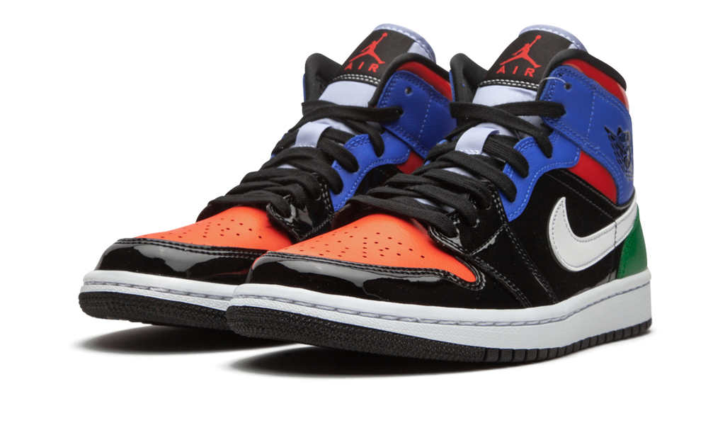 AIR JORDAN 1 MID SE WMNS Multicolor Patent CV5276 001