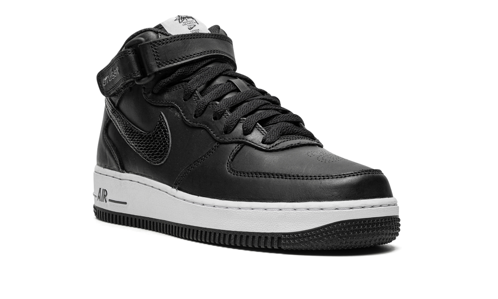 Nike Air Force 1 Mid Stussy - Black DJ7840 001