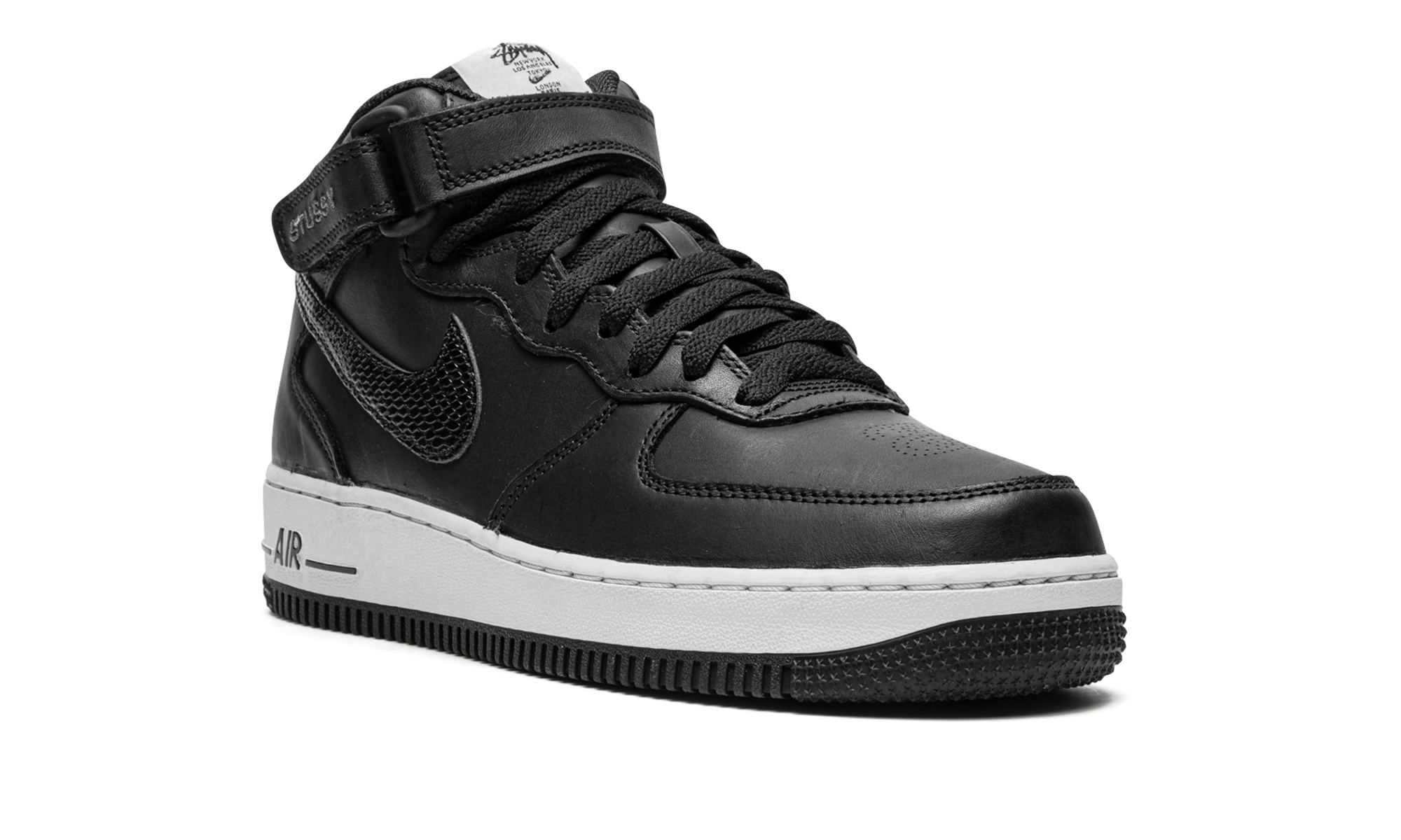 Nike Air Force 1 Mid Stussy - Black DJ7840 001