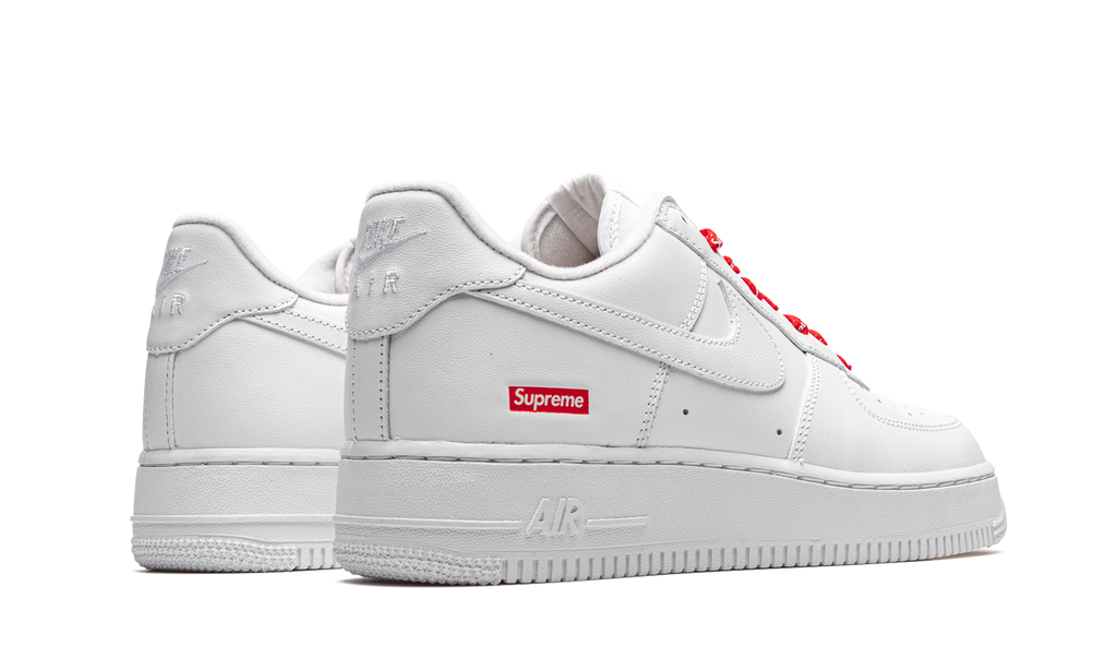 Nike Air Force 1 Low Supreme - Mini Box Logo White CU9225 100