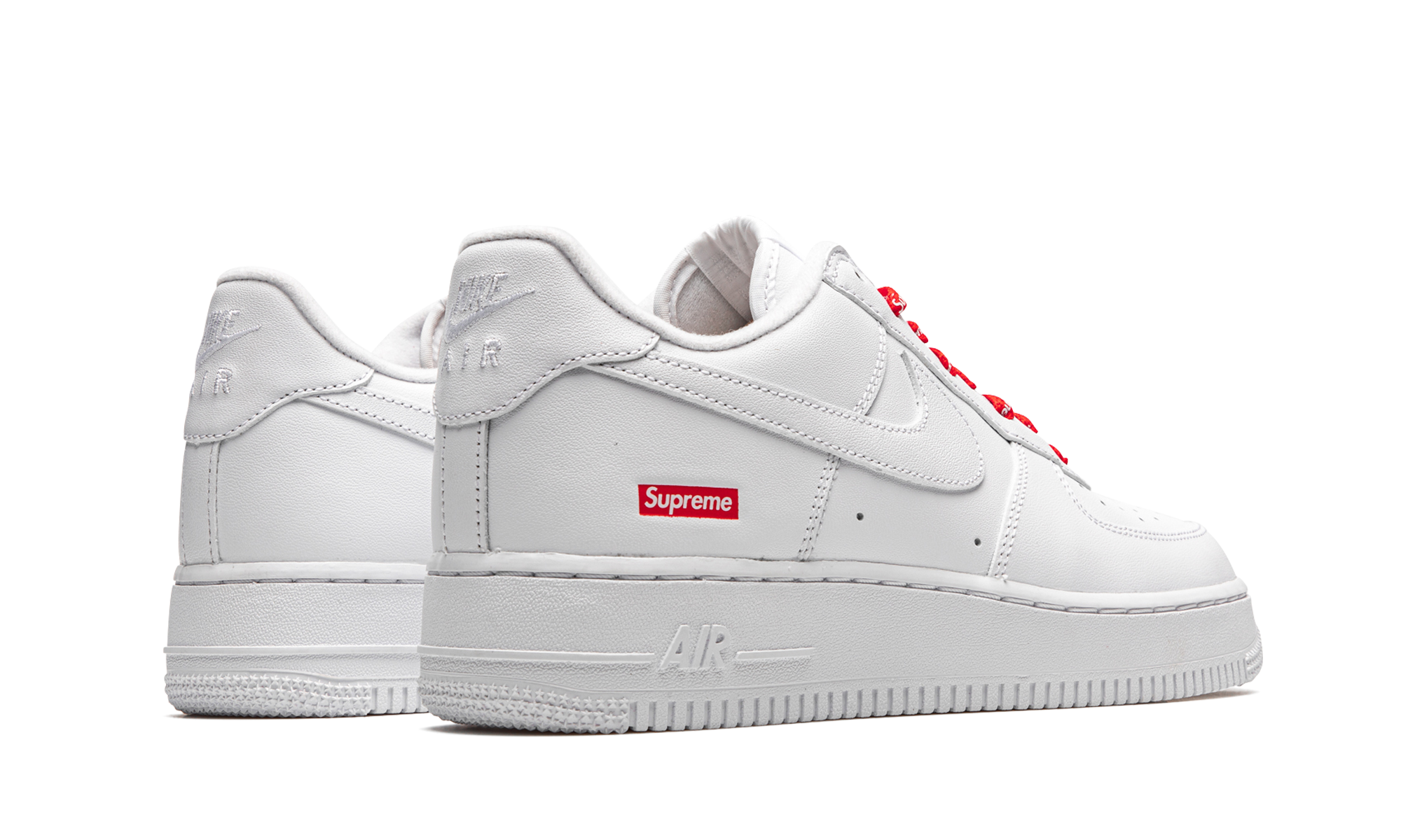 Nike Air Force 1 Low Supreme - Mini Box Logo White CU9225 100