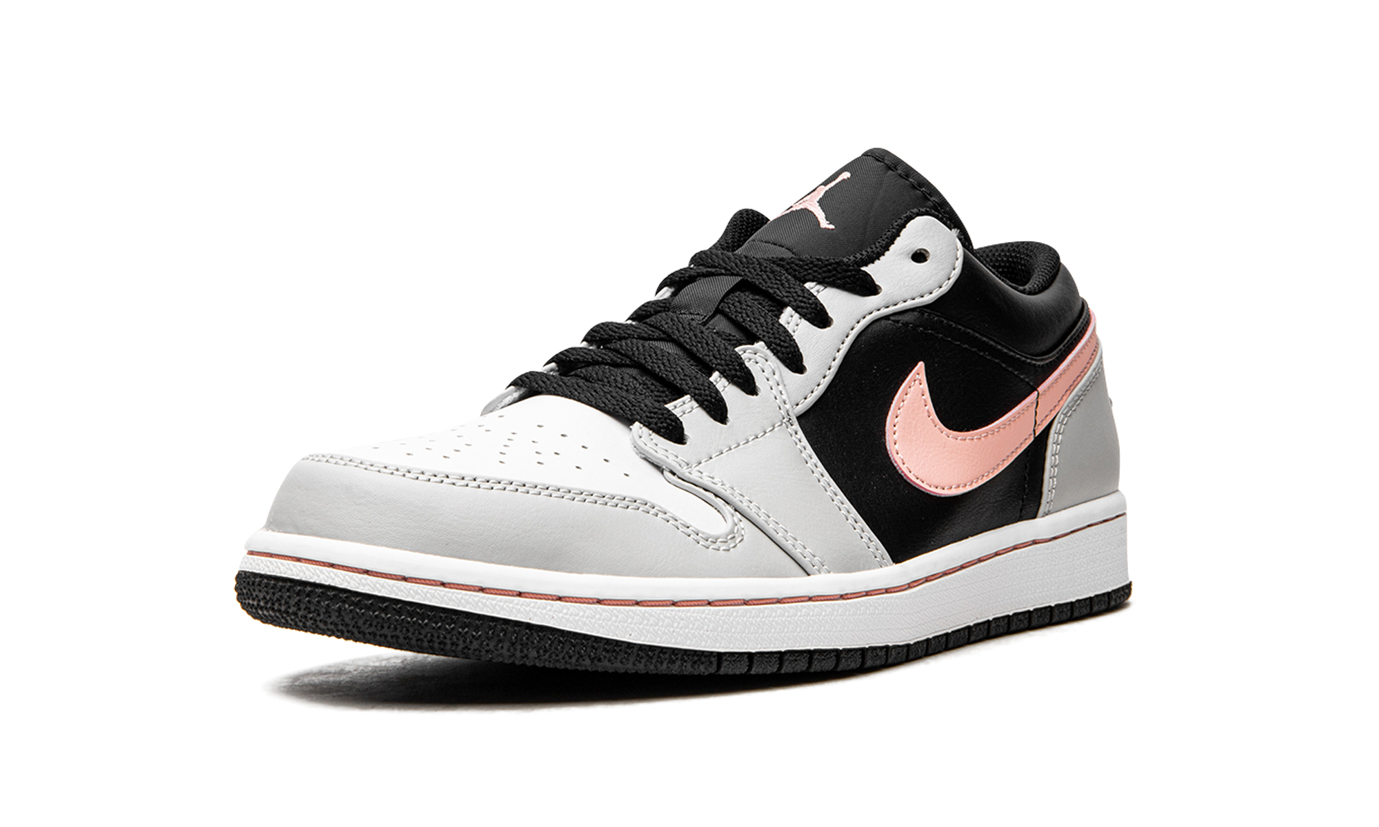 Air Jordan 1 Low Black Grey Coral 553558 062