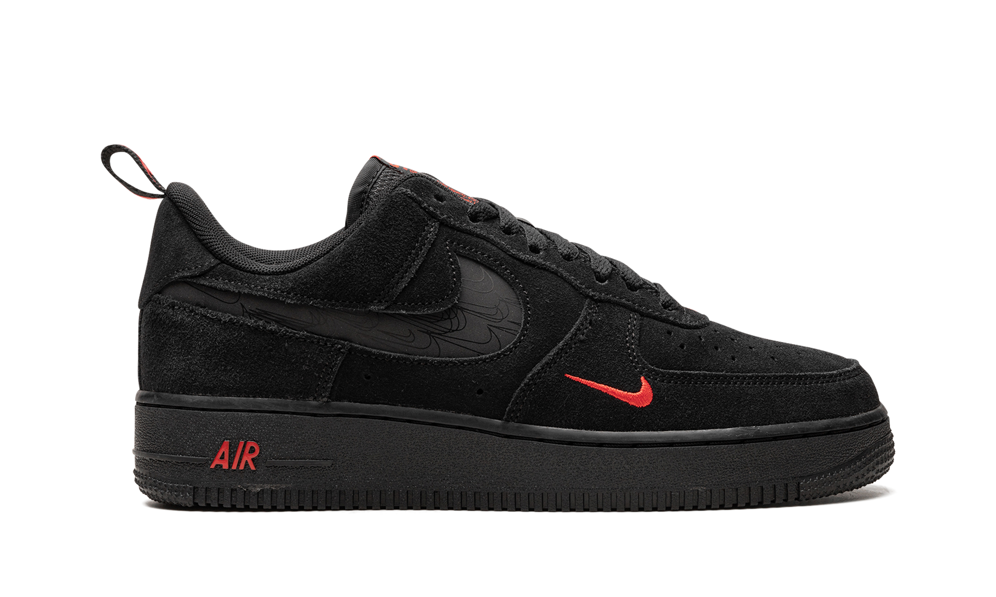 Nike Air Force 1 Low Multi Swoosh Black Crimson DZ4514 001