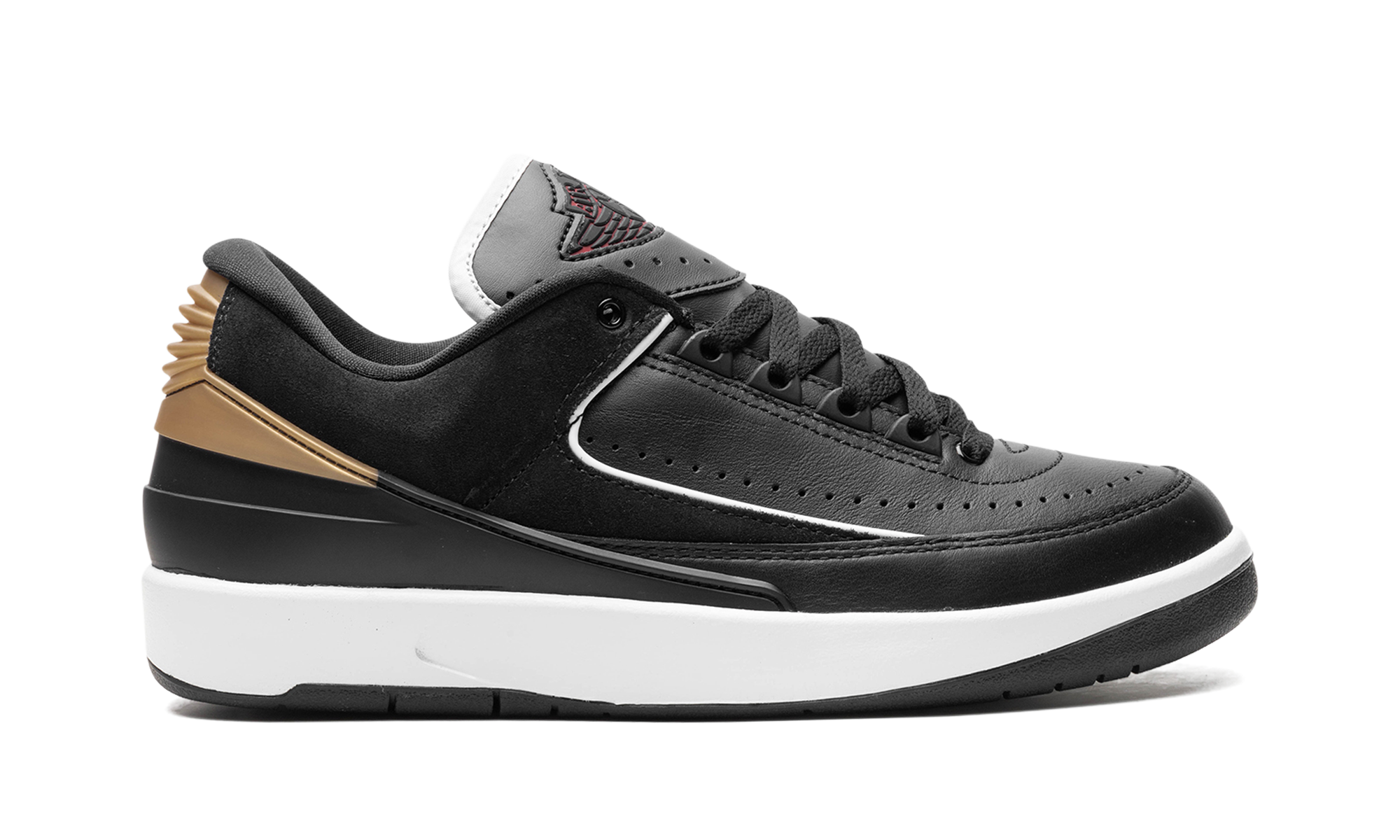 Jordan 2 Retro Low WMNS Black Metallic Gold DX4401 001