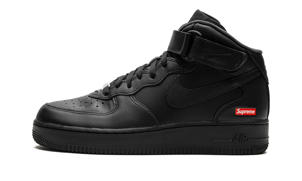 Nike Air Force 1 Mid Supreme - Mini Box Logo Black FZ8784 001