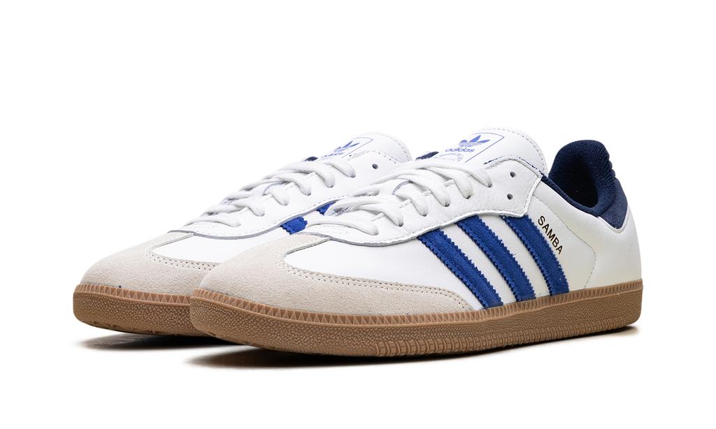 Adidas Samba OG Core White Royal Blue JH5632