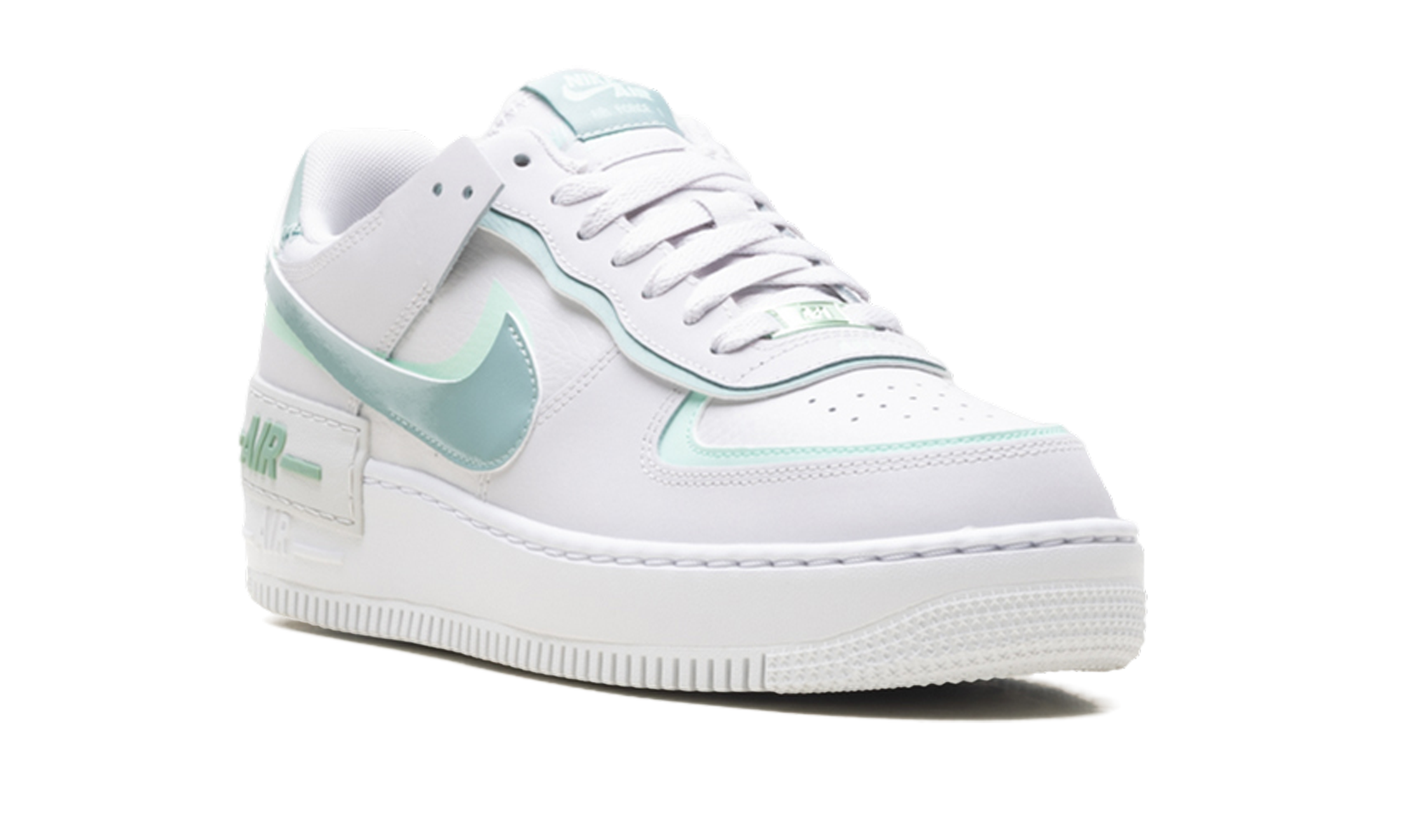 Nike Air Force 1 Shadow Low WMNS Vast Grey/Cannon Mint Foam CI0919 005
